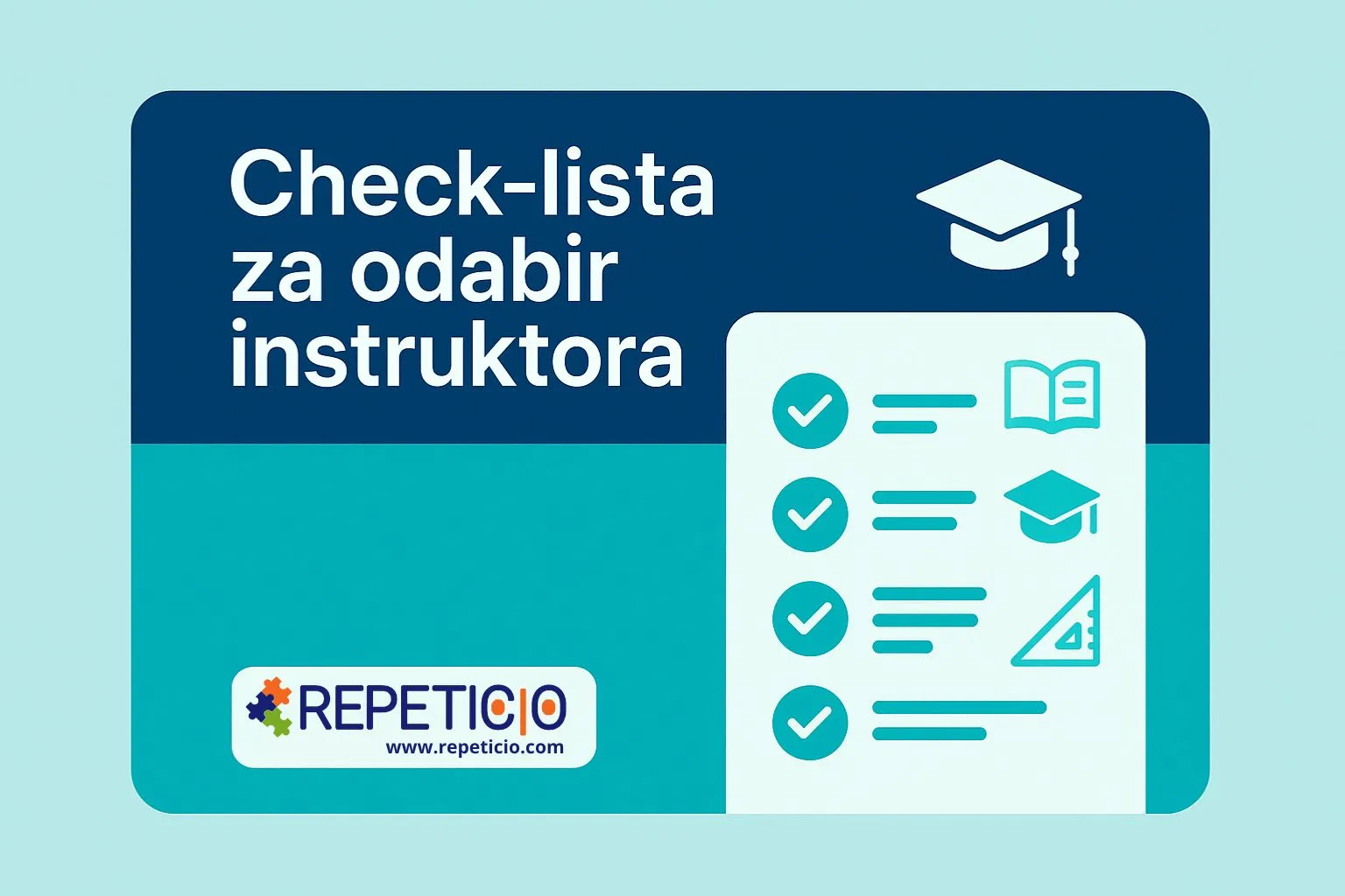 Kako odabrati najboljeg instruktora: provjerena check-lista za roditelje i učenike
